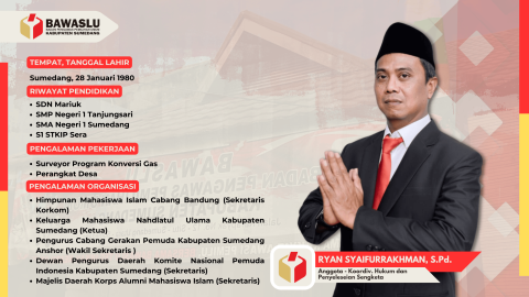 Anggota Bawaslu Sumedang